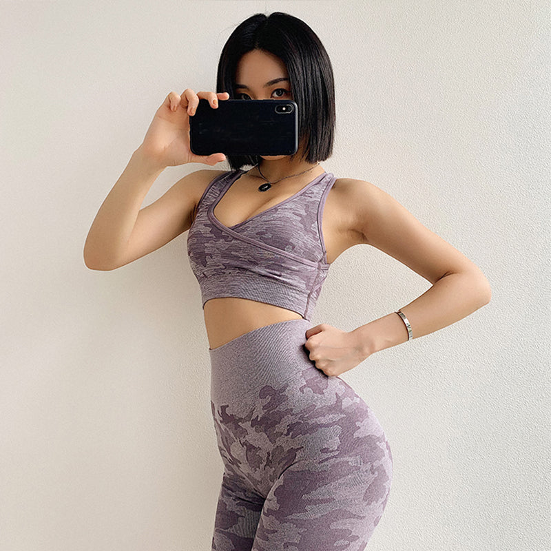 Camouflage Yoga Set 2PCS