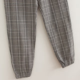 Spring Plaid Cargo Pants Vintage Casual for Women