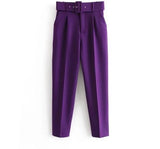 High Waist  Suit Pants