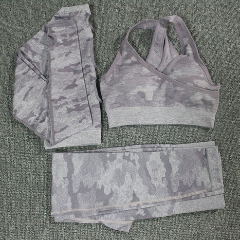 Camouflage Yoga Set 2PCS