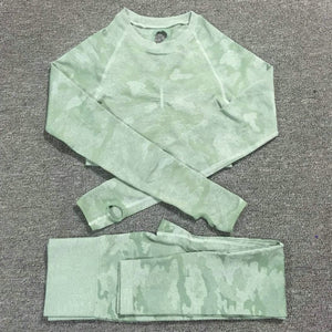 Camouflage Yoga Set 2PCS