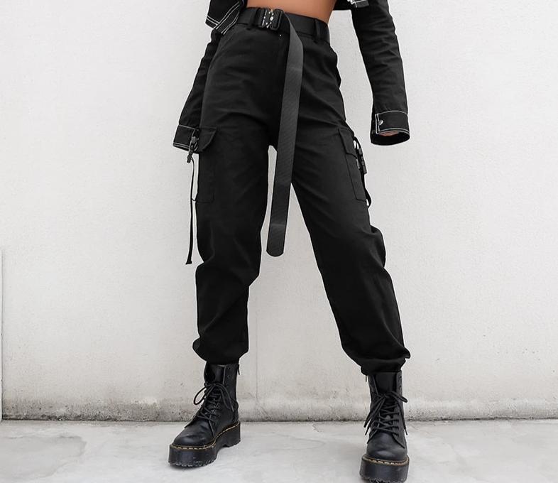 High Waist Cargo Pants