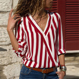 Chiffon Striped Shirt