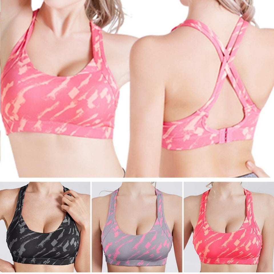 Cross Strap Back Women Sports Bra