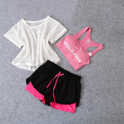 3 Pcs Set Yoga Suit