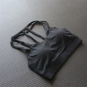 Double Bandeau Fitness Vest T-Back Bras