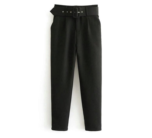 High Waist  Suit Pants