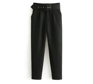 High Waist  Suit Pants