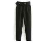 High Waist  Suit Pants