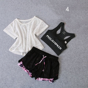 3 Pcs Set Yoga Suit