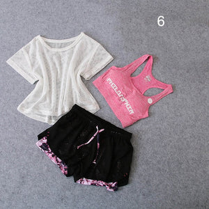 3 Pcs Set Yoga Suit