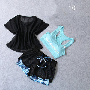 3 Pcs Set Yoga Suit