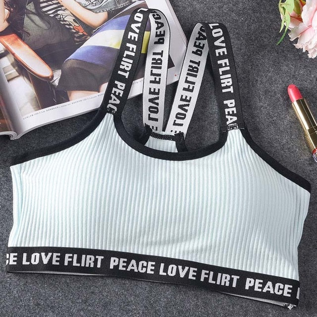 Top Push Up Fitness Running Yoga Bra