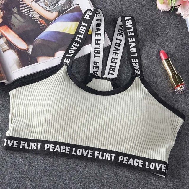 Top Push Up Fitness Running Yoga Bra