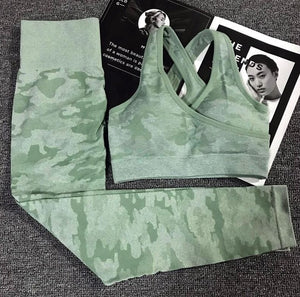 Camouflage Yoga Set 2PCS